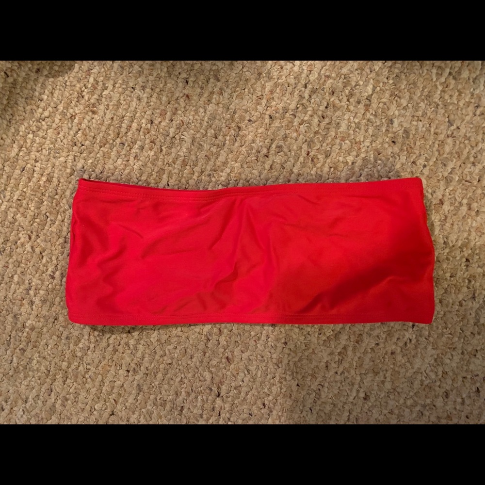 Red bikini top
